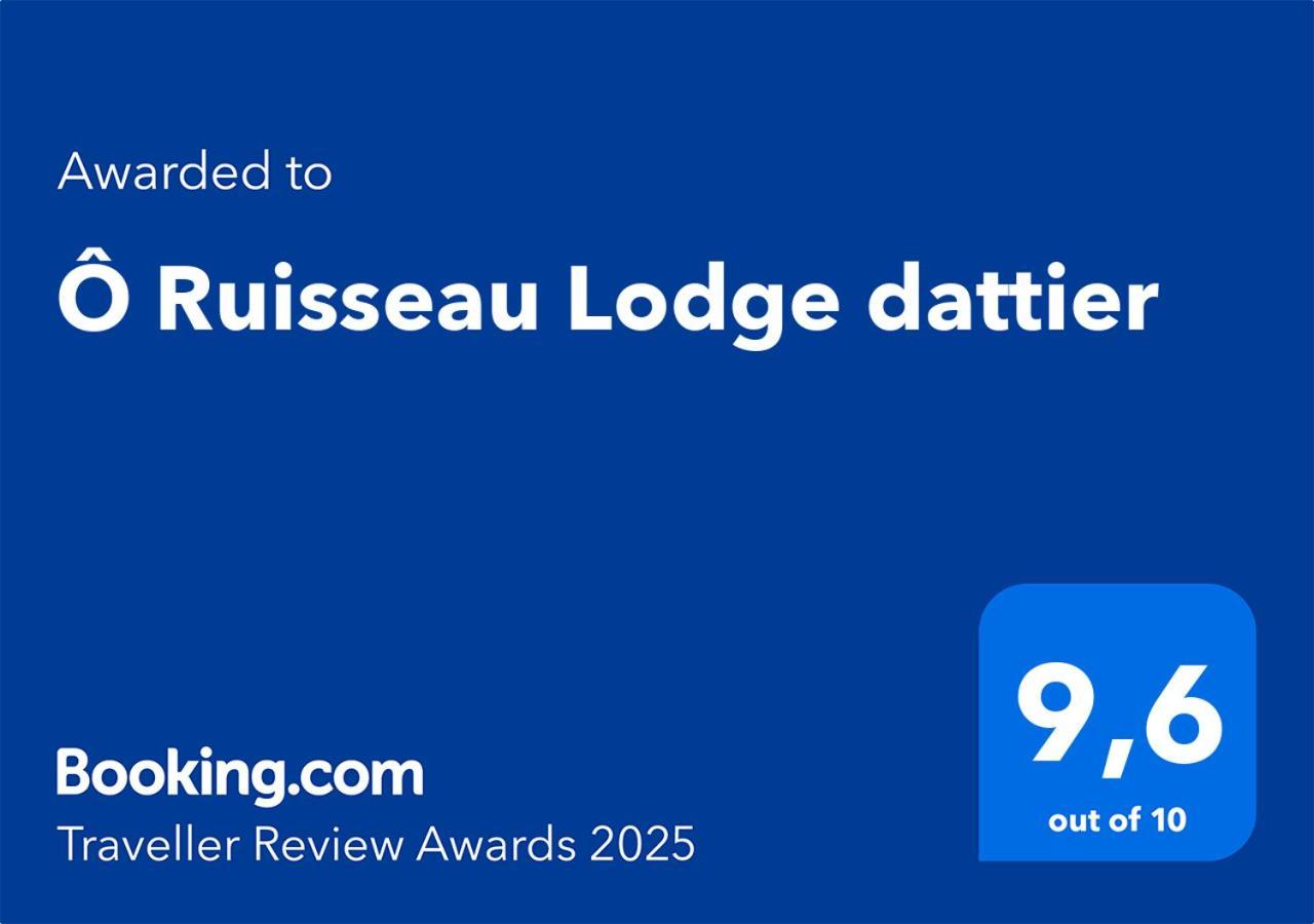O Ruisseau Lodges - Lodge Dattier Saint-Louis Eksteriør billede